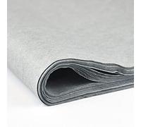 500 Sheets of Grey Tissue Paper for Gift Wrapping | 75cm x 50cm Coloured Tissue Paper for Arts & Craft, Gift Boxes, Gift Bags | Eco-Friendly Tissue Paper for All Occasions & Corporate Events