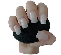 500 Short Medium Square False Nail Tips NATURAL Full Cover Acrylic Press On False Nails Tips Extensions - Professional Salon & Home Use