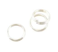 500 Silver Plated Double Loop Jump Rings Split Open Jumprings 5MM