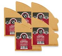 500 Size V01 Brown Coffee Filter Papers, Compatible with Hario Size 01 by EDESIA ESPRESS