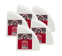 500 Size V01 White Coffee Filter Papers, Compatible with Hario Size 01 by EDESIA ESPRESS