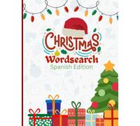 500 Spanish Word Search Large Print Puzzle Book for kids and Adults (Christmas Edition) : Big Puzzlebook with Word Find Puzzles in Spanish - Sopas De Letras en espanol Paperback