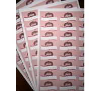 500 Strawberry Jam & Preserve Adhesive Jar Labels Stickers, Homemade Preserving