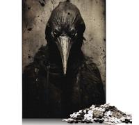 500-teiliges Puzzle für Erwachsene, „The Plague Doctor“, Holzpuzzle für Erwachsene, Lernpuzzle für Familie und Freunde, Geschenke (52 x 38 cm)