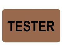 500 'Tester' Stickers - Gold Foil 8x14mm Coloured Sticky Labels for Retail Label Stickers Self Adhesive Labels Stickers Label Sheet Sticker Pack Coloured Stickers Stick on Labels by Price Stickers