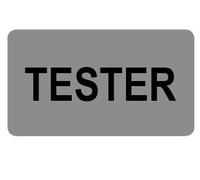 500 'Tester' Stickers - Matt Silver 8x14mm Coloured Sticky Labels for Retail Label Stickers Self Adhesive Labels Stickers Label Sheet Sticker Pack Coloured Stickers Stick on Labels by Price Stickers