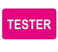 500 'Tester' Stickers - Pink 8x14mm Coloured Sticky Labels for Retail Label Stickers Self Adhesive Labels Stickers Label Sheet Sticker Pack Coloured Stickers Stick on Labels by Price Stickers