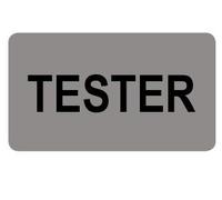 500 'Tester' Stickers - Silver Foil 8x14mm Coloured Sticky Labels for Retail Label Stickers Self Adhesive Labels Stickers Label Sheet Sticker Pack Coloured Stickers Stick on Labels by Price Stickers