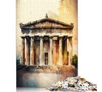 500 The Parthenon Nashville Jigsaw Puzzles for Adults Teenager & Wooden Puzzles Family Games 500pcs (52x38cm)