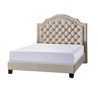 500 Thread Count 100% Pure 5 Star Hotel Quality Bedding Egyptian Cotton Luxurious Fitted Bedsheet Stretches Up To 28cm/11 inches Deep (White, King: 152x198cm + 28cm Deep)