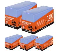 500 Toploaders + 500 Penny Sleeves 35PT Hard Plastic Baseball Trading Cards