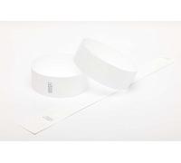 500 Tyvek Security Paper Event Wristbands (White, 1" (25mm))