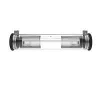 DCWéditions - In The Tube 100-500 Wall Lamp, Black / Silver Reflector / Silver Mesh - Black