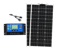500 Watts 12 Volt/24 Volt Flexible Solar Panel Kit with High Efficiency Monocrystalline Solar Panel and Charge Controller for RV, Camper, Vehicle, Caravan and Other Off Grid Applications(2x500W)