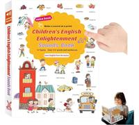 500-Word Audio Learning Book, 2026 New English Words Sound Book for Kids,Tap to Learn 18 Daily Topics Vocabulary,500+ Words Talking Interactive Audio Books for Early Learning English