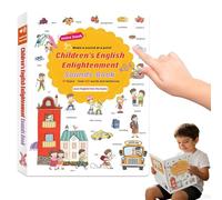 500-Word Audio Learning Book, English Words Sound Book, 500+ Words Talking Interactive Audio Books for Early Learning English for Kids Toddlers 3 4 5 6 Years Old, Learn 18 Daily Topics Vocabular