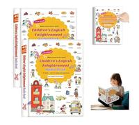 500-Word Audio Learning Book, English Words Sound Book for Kids, 18 Topics Rechargable Children's First Talking Books, 500+ Words Talking Interactive Audio Books for Early Learning English