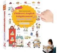 500-Word Audio Learning Book For Kids 2-6 Years Old - 500+ Words Talking Interactive Audio Book | Learn 18 Daily Topics Vocabulary | Preschool Kindergarten Educational Toy