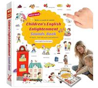 500-Word Audio Learning Talking Book, English Words Sound Book for Kids,Tap to Learn 18 Daily Topics Vocabulary,500+ Words Talking Interactive Audio Books for Early Learning English