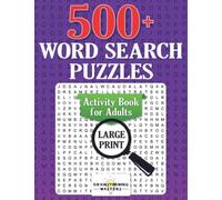 500+ Word Search Puzzles: Activity Book for Adults Large Print (Puzzle books)