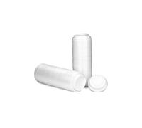 500 x 12oz / 16oz White Disposable Plastic Coffee Cup Sip Lids - 90mm Hot Drink Sip Lids for 12oz & 16oz Paper Cups, Commercial Catering & Vending Machine Use