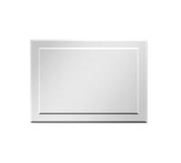 iBathUK Sienna Wall Mounted Rectangular Bathroom Wall Mirror, Modern Bevelled Edge Design in Portrait or Landscape Mirror for Modern Bathroom, 500 x 700mm