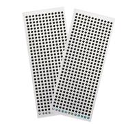 500 x Adhesive Eyes for Fishing Lures - 6 mm Sticker Eyes, Realistic Artificial Pupils, Self-Adhesive Tackle Craft Eye | Lake Trout Lures, Stream Bass Fishing, River Salmon Rigs, Fly Tying Projects