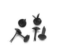 500 x Black Pastel Round 9mm x 5mm Brads (Bradlets) for Cardmaking, Scrapbooking Art Crafts, Jewellery Making