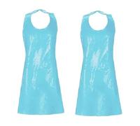 500 x BLUE Disposable Aprons for Men Women - One Size Fits All - Flat Pack Waterproof, Plastic PPE Aprons for Caterers, Cleaning, Painting, Hairdressers - Food Service, Home, and Industrial Use