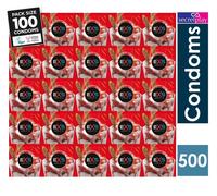 500 x Exs Strawberry Flavoured Condoms | Vegan | Bulk Wholesale Sealed Pack