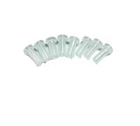 500 x LC Fiber Optic Connector Dust Plugs Ceramic 1.25mm (Red)
