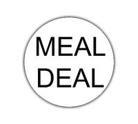 500 x Retail Price Labels/Stickers 50p - £10 Self Adhesive Labels, Permanent Adhesive - White Label, Black Text. (Meal Deal)