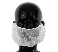 500 x Simply Direct Premium White Beard Snoods - Perfect for Chefs, Doctors and Nurses - Disposable Beard Cover - Essential for Maintaining Strict Hygiene Standards.