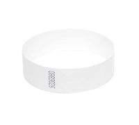 500 x Tyvek Wristbands Waterproof, Tear-Resistant Event Wristbands for Parties, Events, Festivals, Crowd Management (White, 19 mm (3/4 inch))