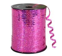 500 Yards Pink Crimped Curling Ribbon Shiny Metallic Balloon String Roll Gift Wrapping Ribbon for Party Festival Art Craft Decor Florist Flowers Decoration