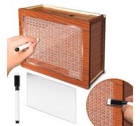 5000€ Japanese Magic Money Box with Acrylic Window - Natural Wood & Money Saving Counter - For Adults Without Opening - Money Saving Box - Money Saving Box - Gift Idea for Men and Women