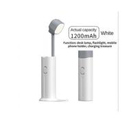 (5000 mA, One size) Multifunctional Eye Protection Table Lamp Bedside Bedroom Living Room Led Night Light USB Rechargeable Outdoor Flashlight