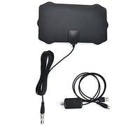 5000 Miles Range TV Antenna, Indoor Digital HDTV Antena, TV Aerial 1080P 4K with Amplifier Signal Booster Reception for VHF/UHF/FM Local Channels Support ALL Television