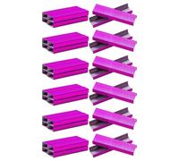 5000 Pcs 26/6 Metal Standard Colored Office Manual Stapler Refillable Business Supply Staples for Document Paper Hot Pink