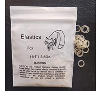 5000 pcs Orthodontic Elastic Rubber Bands Small Rubberbands Dreadlocks Hair Braids Fix Tooth Gap, Free Elastic Placer for Braces (3.5 oz, Fox 1/4 inch)