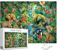 5000 pcs Piece Jigsaw Puzzles for Adults Forest Puzzle Animal Pattern Design, Piece Puzzle Educational Games, DIY Adult Crafts with Gift Box Packaging, Beautiful Decoration, Gifts, 156x105cm, Model5