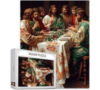 5000 pcs Piece Jigsaw Puzzles for Adults The Last Supper Puzzle Picture Pattern Design, Piece Puzzle Educational Games, DIY Adult Crafts, Beautiful Decoration, Gifts for Women, 156x105cm, Model764