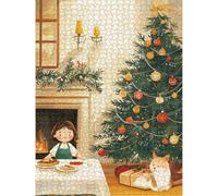 5000 Piece Jigsaw Puzzle, Christmas & Warm Wall Art, Wooden Puzzle, 1T#1875