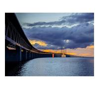 5000 Piece Jigsaw Puzzle for Adults, Øresund Bridge in Europe, the Sea-crossing Bridge Connecting Copenhagen, Denmark and Malmö, Sweden