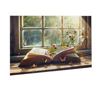 5000 Piece Jigsaw Puzzles Adults Educational Game Jigsaw Puzzle,Jigsaw Puzzles Adults 5000 Book Flower 1,Challenging/Brainteasing Adult Jigsaws,Suitable Relaxation,Creativity,Gifts Giving K0F-900