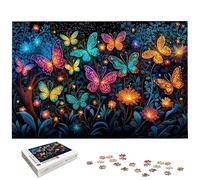 5000 Piece Jigsaw Puzzles for Adults, Butterfly Jigsaw Puzzles for Adults 5000, Fantasy Jigsaws for Family Educational Games, Wooden Puzzle with Gift Box, Unique Gifts for Women, Home Decor, -6126