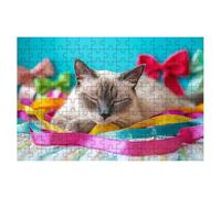 5000 Piece Jigsaw Puzzles for Adults, Cat Jigsaw Puzzles for Adults 5000, Cute Jigsaws Educational Game, Challenging Puzzle Games for The Whole, Wooden Puzzle for Decor, Unique Gifts for Women -1997