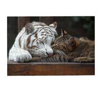 5000 Piece Jigsaw Puzzles for Adults, Cat Jigsaw Puzzles for Adults 5000 Piece, Tiger Puzzle Challenging Game for the Whole Families, Classic Wooden Jigsaws Suitable for Home Decoration, Gifts -3653