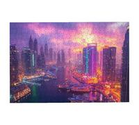 5000 Piece Jigsaw Puzzles for Adults, City Jigsaw Puzzles for Adults 5000 Piece, Cyberpunk Puzzle Challenging Game for the Whole Families, Classic Wooden Jigsaws Suitable for Home Decor, Gifts -3703