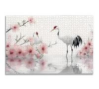 5000 Piece Jigsaw Puzzles for Adults, Crane Jigsaw Puzzles for Adults, Wooden Puzzle with Gift Box, Flower Jigsaws for Family Educational Games, Unique Gifts for Women/Men, Home Wall Decor, -2749